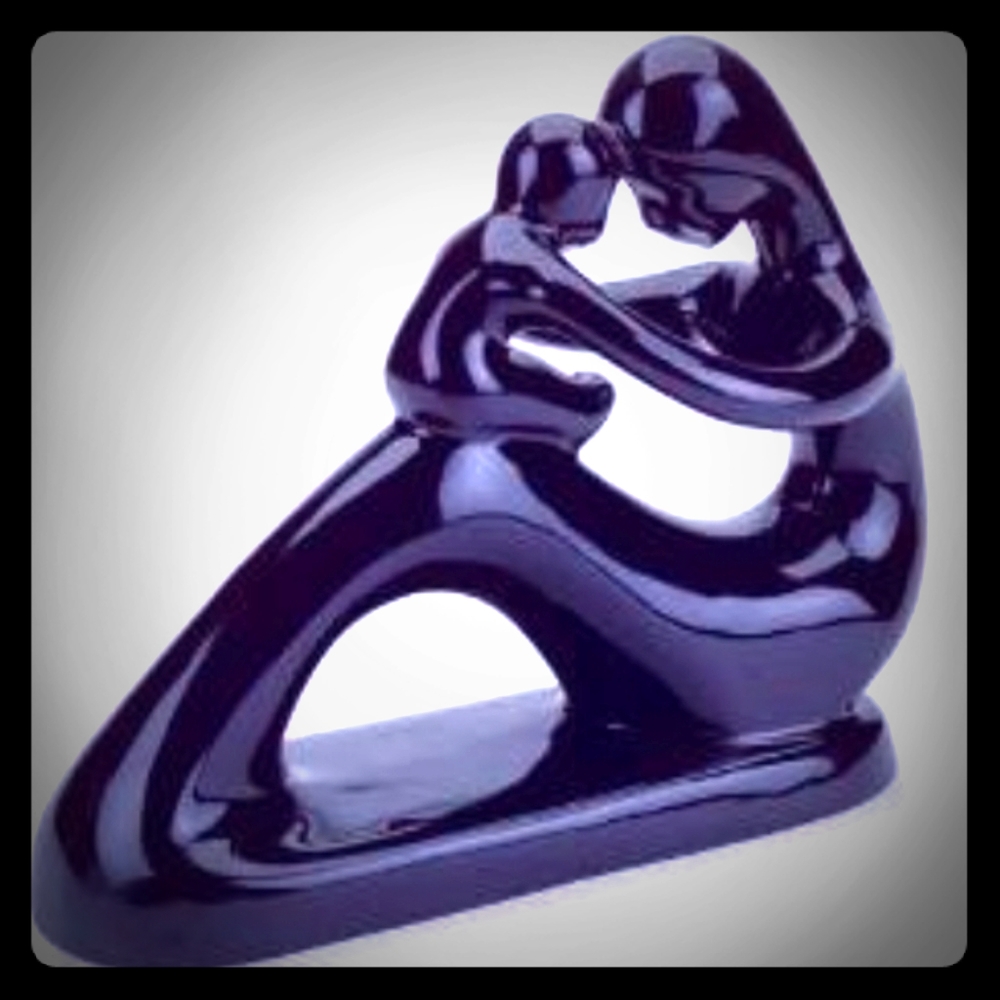 Mother & Child Porcelain Sculpture Home Decor